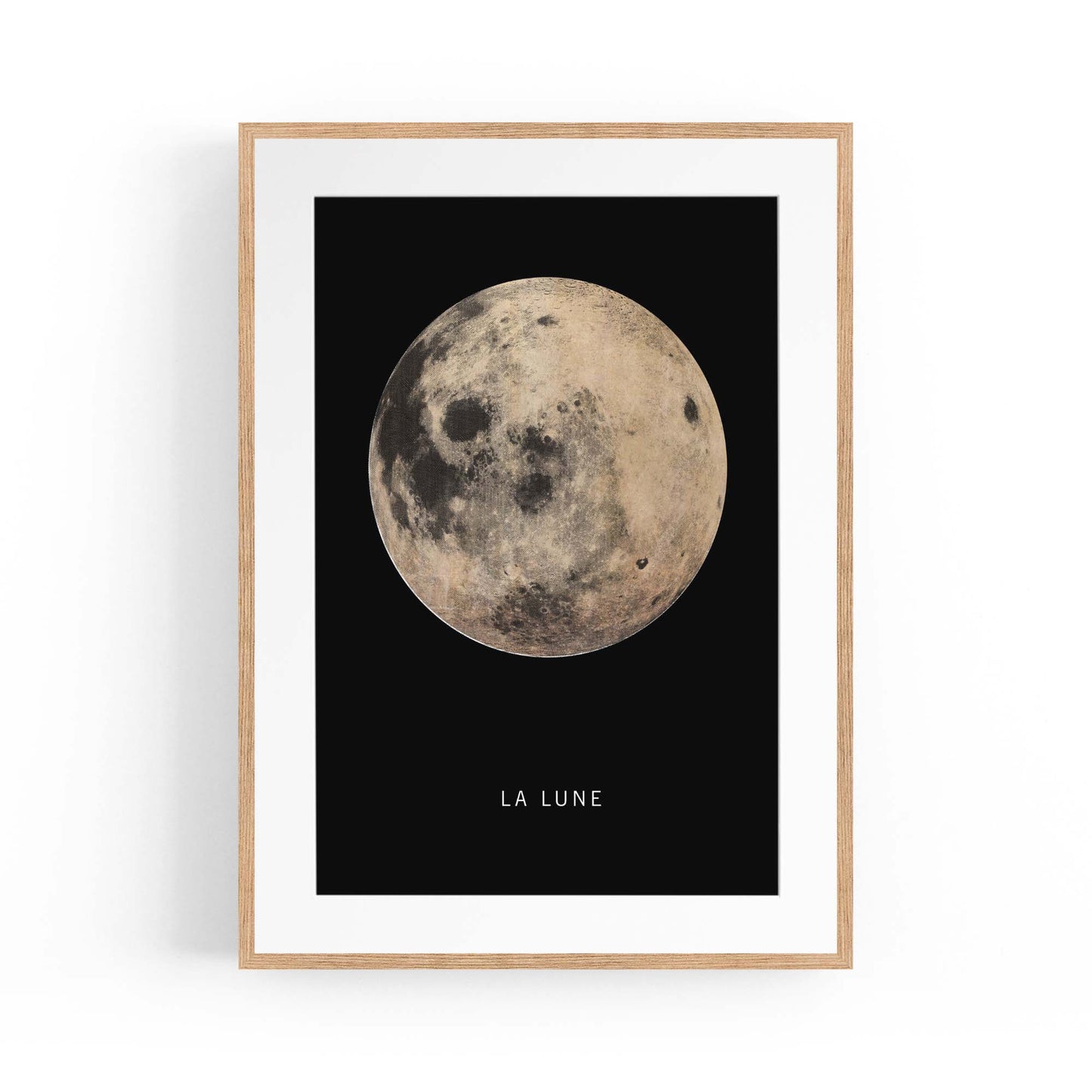 The Moon Space Science Photograph Wall Art - The Affordable Art Company