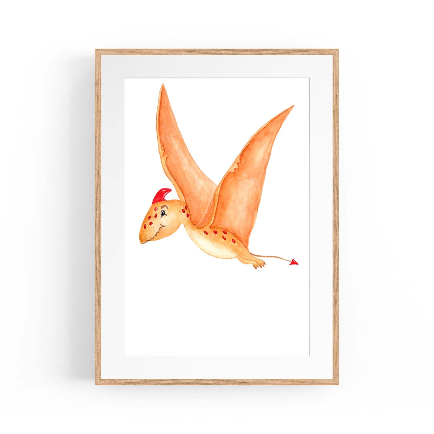 Cute Cartoon Dinosaur Boys Bedroom Wall Art #11 - The Affordable Art Company