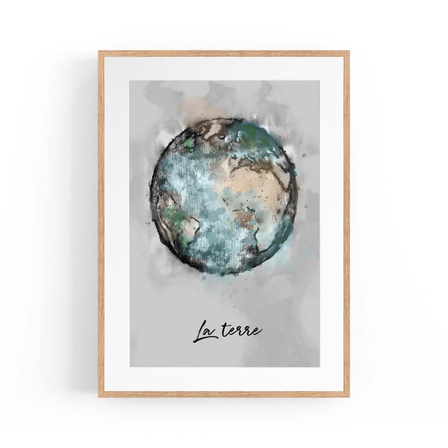 The Earth Space Science Painting Wall Art - The Affordable Art Company