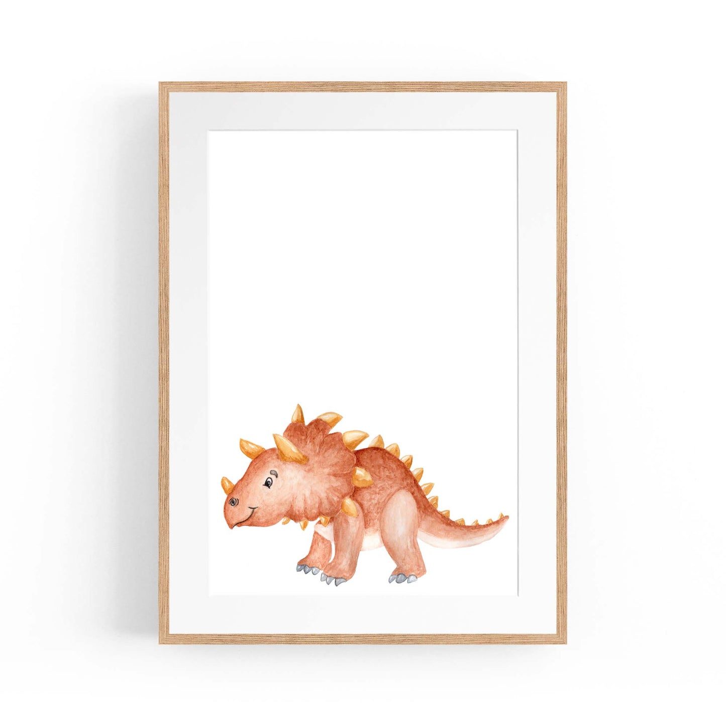 Cute Cartoon Dinosaur Boys Bedroom Wall Art #14 - The Affordable Art Company