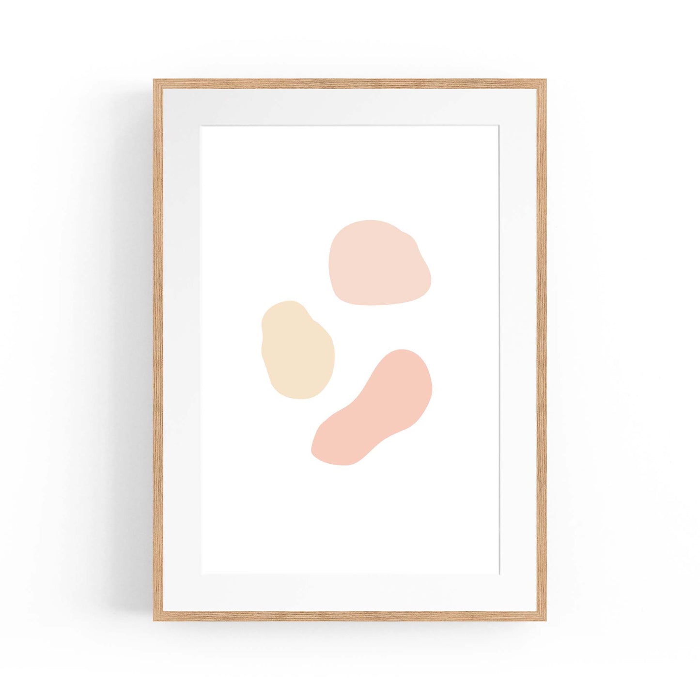 Minimal Abstract Shape Design Wall Art - The Affordable Art Company