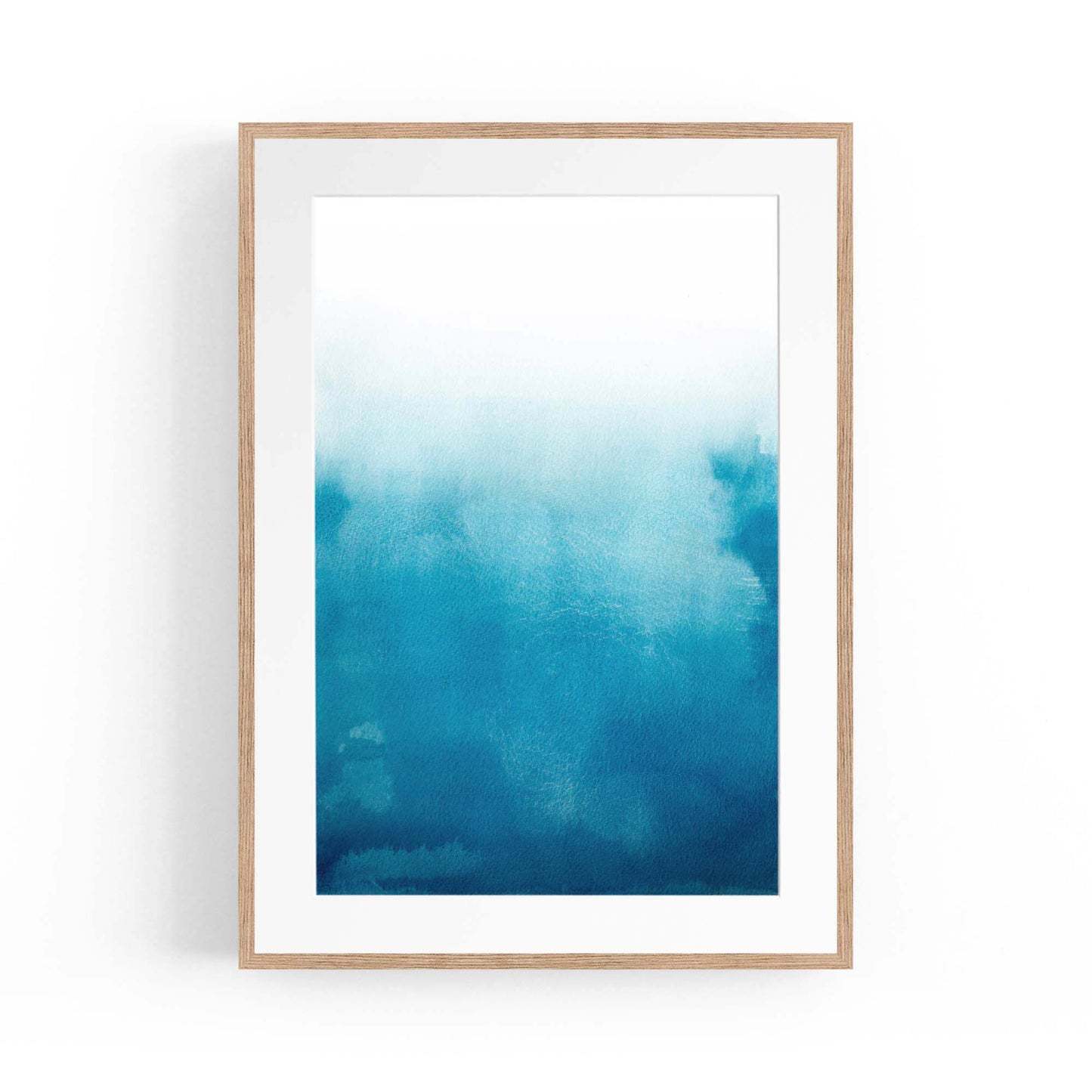 Minimal Blue Painting Abstract Modern Wall Art #9 - The Affordable Art Company