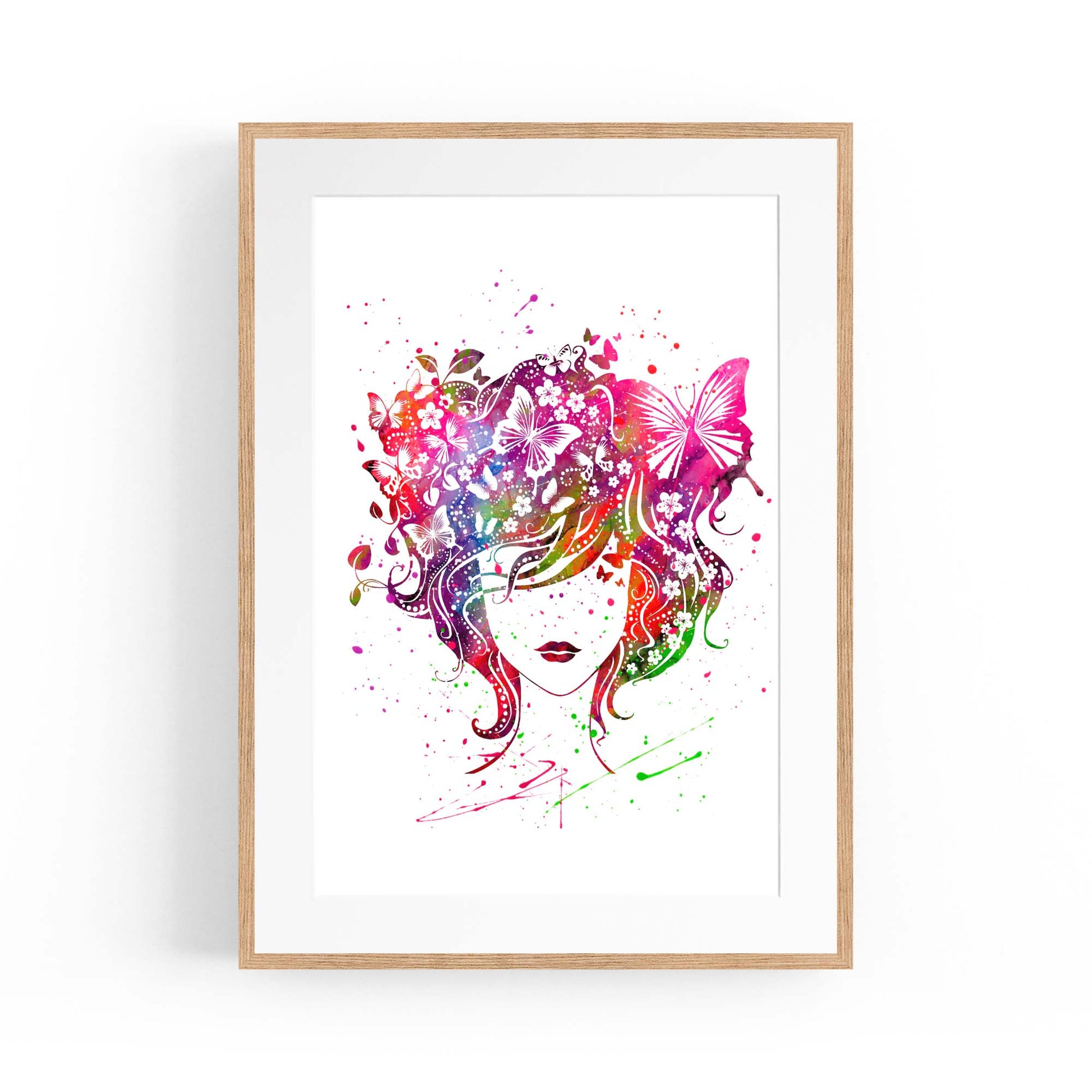 Boho Chic Fashion Girls Bedroom Wall Art - The Affordable Art Company