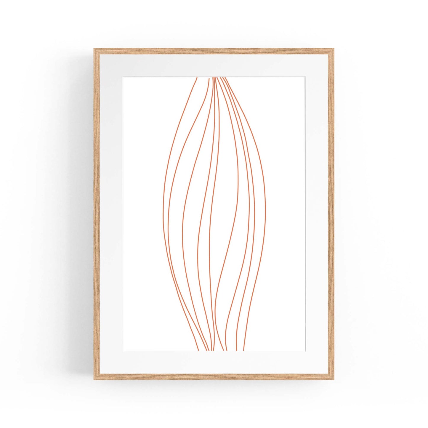 Abstract Line Artwork Minimal Modern Wall Art #2 - The Affordable Art Company