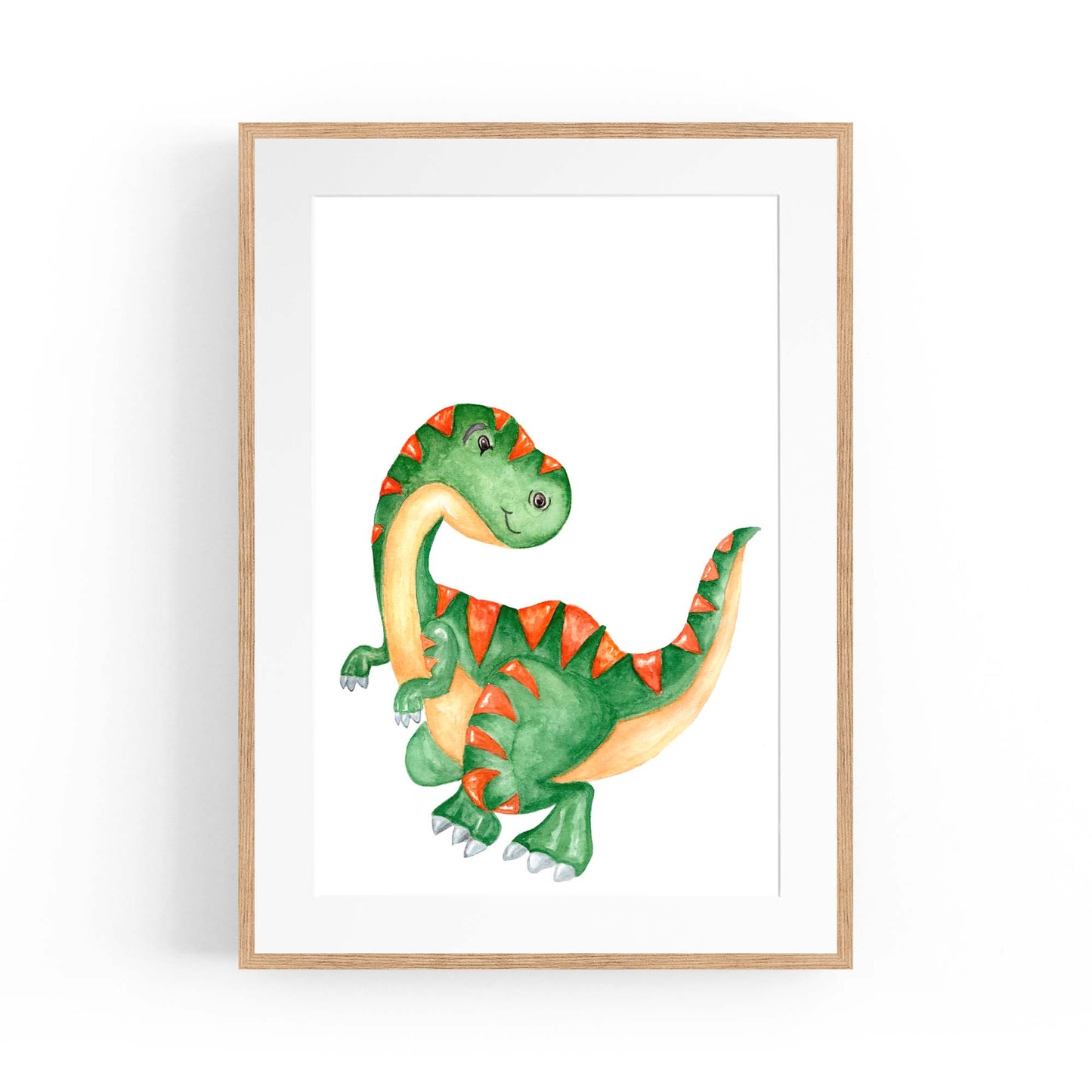 Cute Cartoon Dinosaur Boys Bedroom Wall Art #16 - The Affordable Art Company