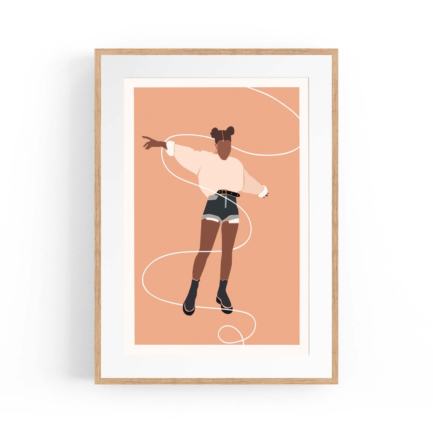 Born In The 90s Retro Fashion Bedroom Wall Art - The Affordable Art Company