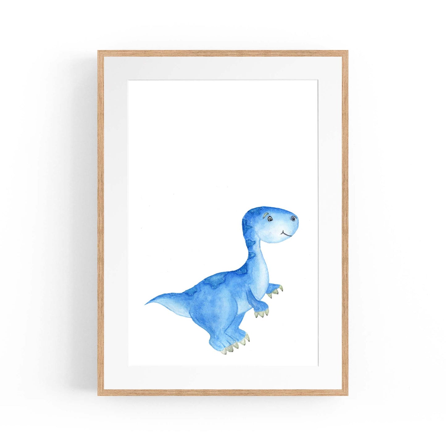 Cute Cartoon Dinosaur Boys Bedroom Wall Art #2 - The Affordable Art Company