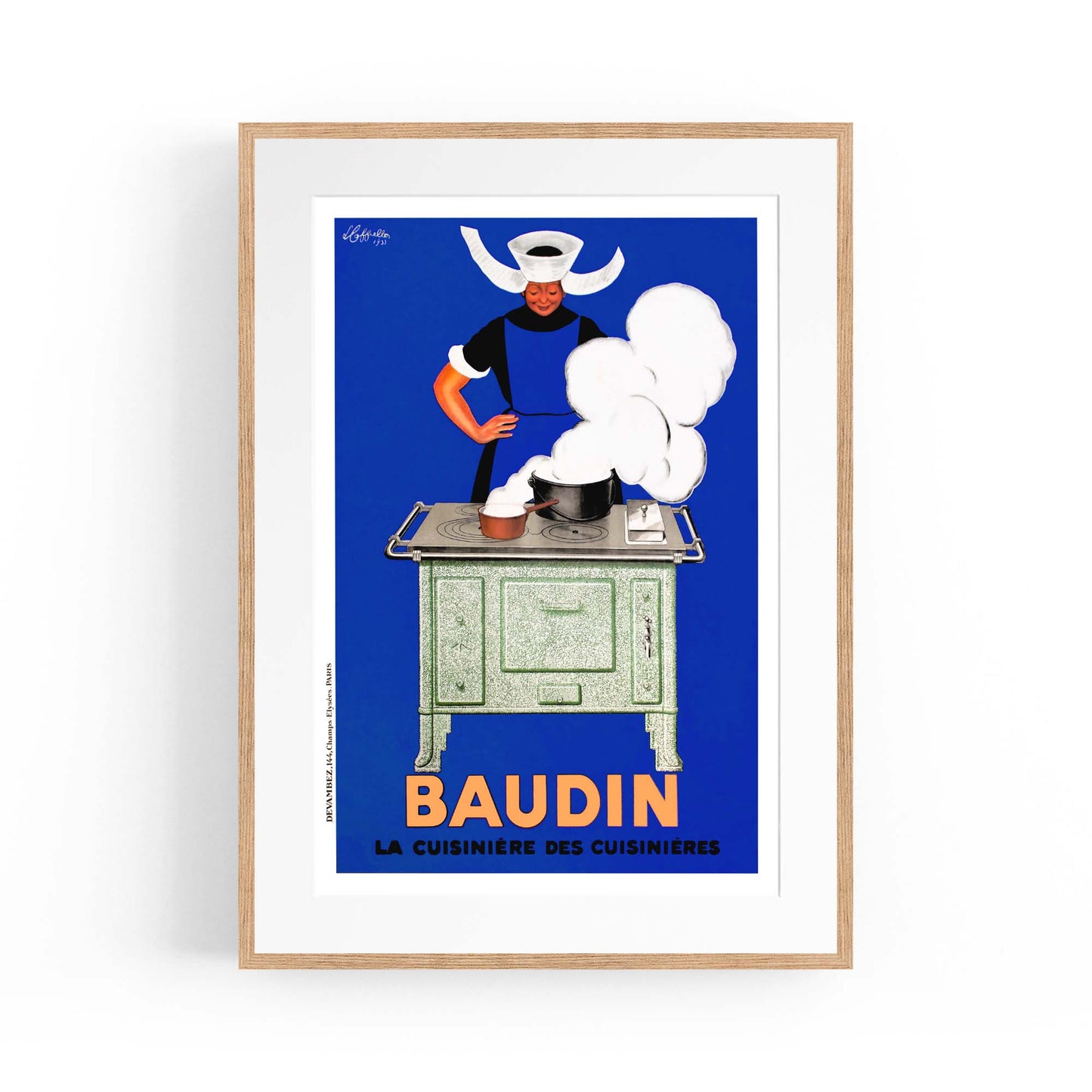 Baudin Vintage Advert Wall Art - The Affordable Art Company