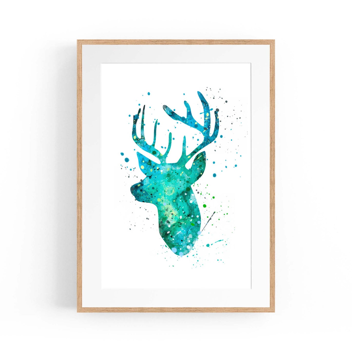 Cute Deer Woodland Animal Nursery Wall Art #1 - The Affordable Art Company