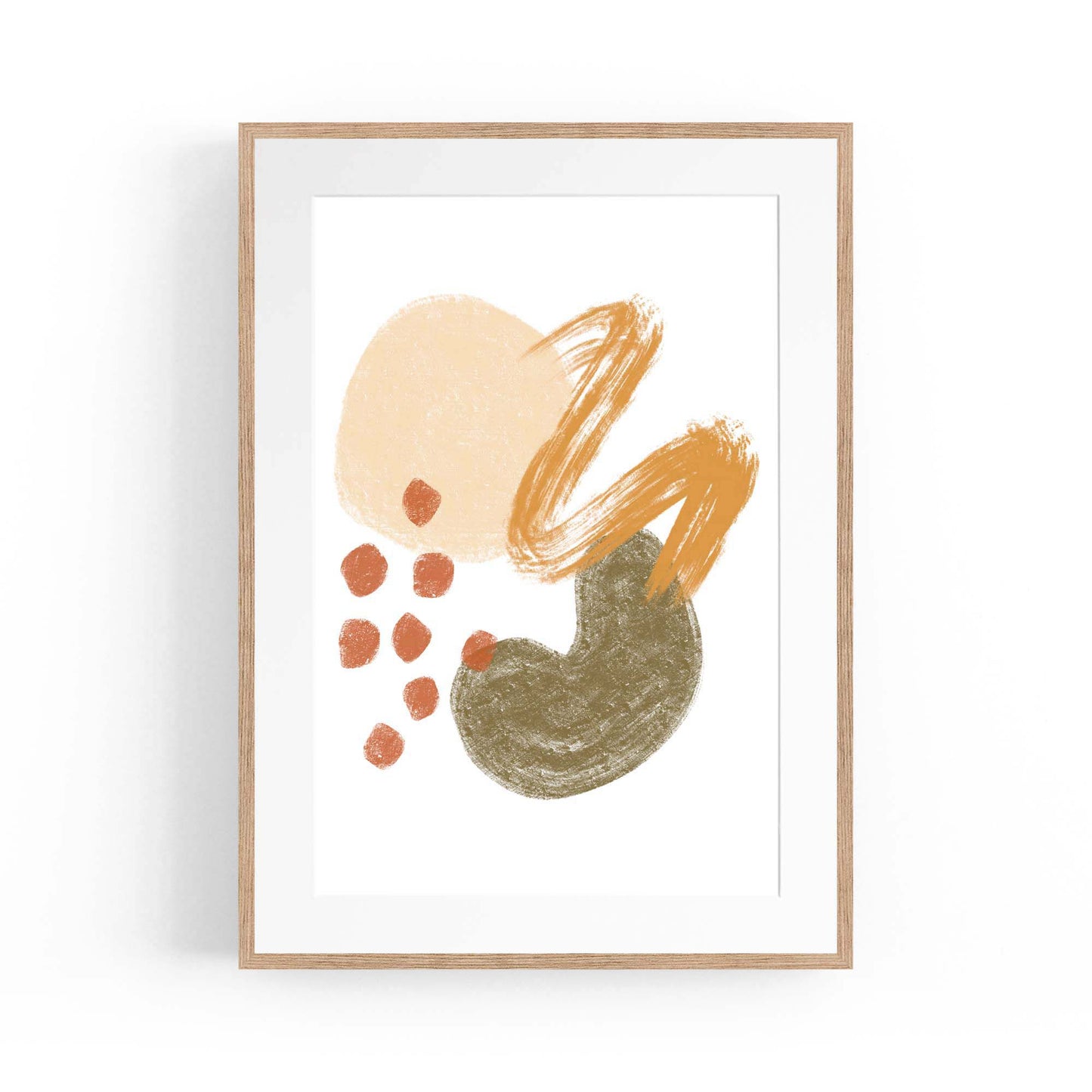 Abstract Shapes Minimal Wall Art #4 - The Affordable Art Company