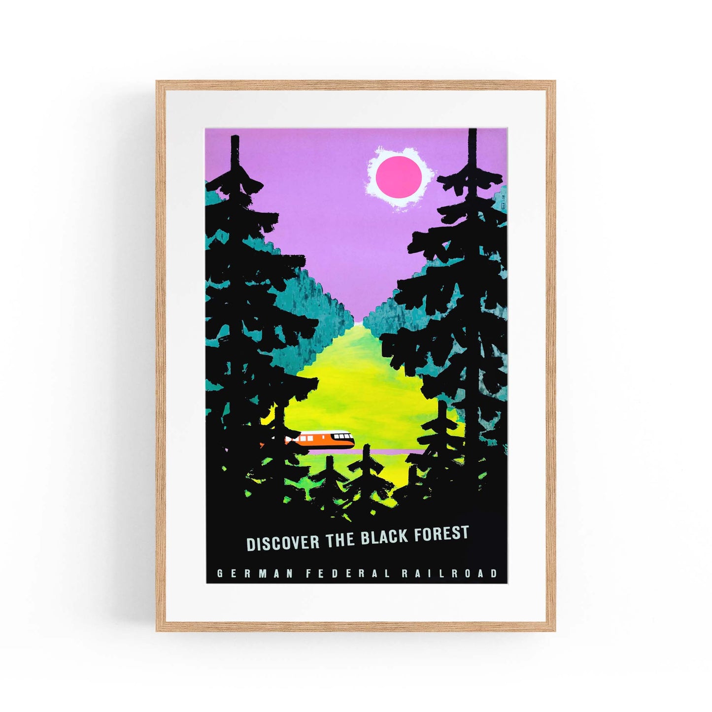The Black Forest Germany Vintage Travel Advert Wall Art - The Affordable Art Company