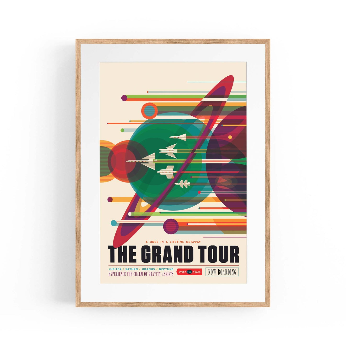 The Grand Tour NASA Space Science Wall Art - The Affordable Art Company