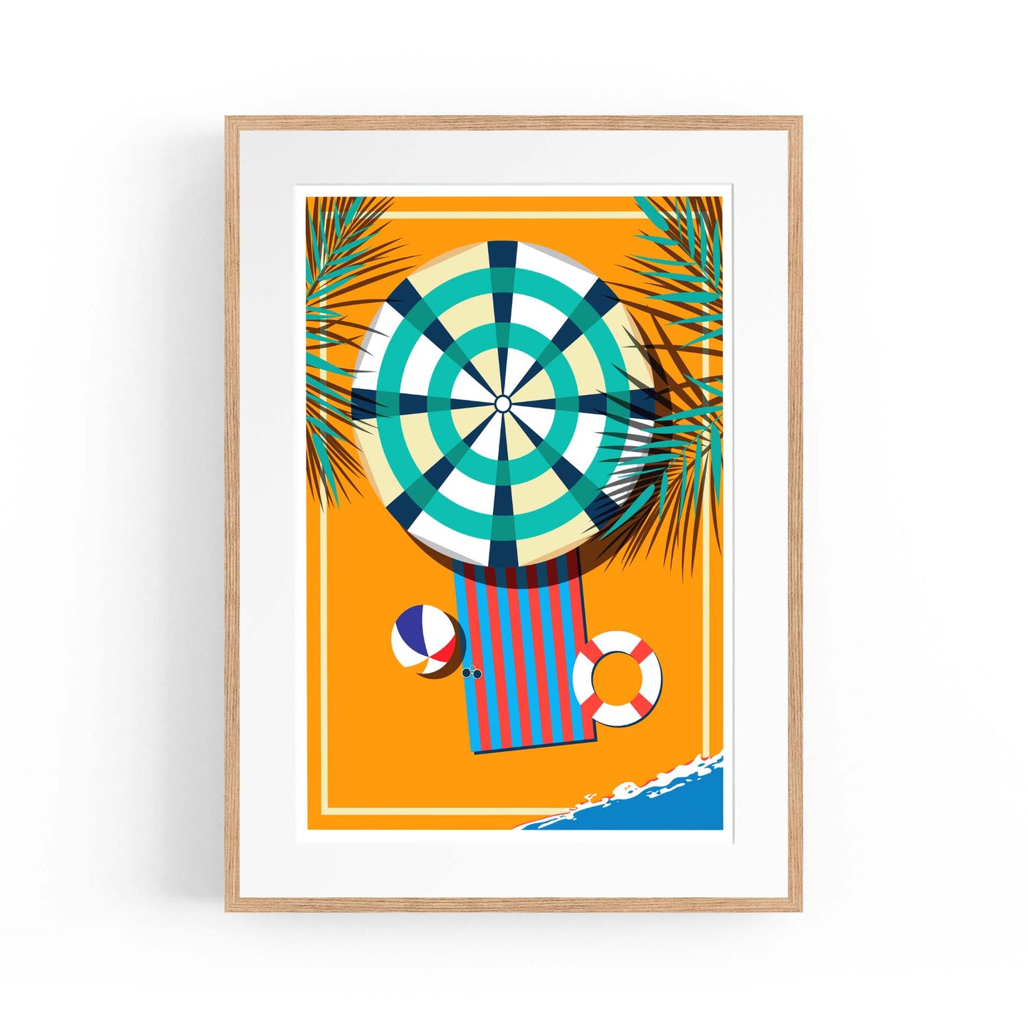 Retro Beach Summer Fashion Fun Glamour Wall Art #4 - The Affordable Art Company