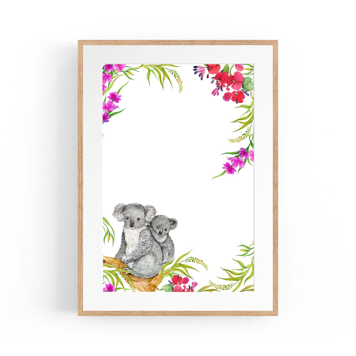 Australian Koala Painting Animal Nursery Wall Art #2 - The Affordable Art Company