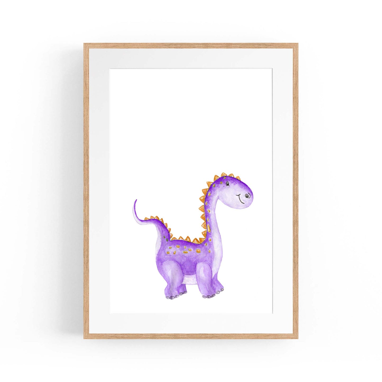 Cute Cartoon Dinosaur Boys Bedroom Wall Art #3 - The Affordable Art Company