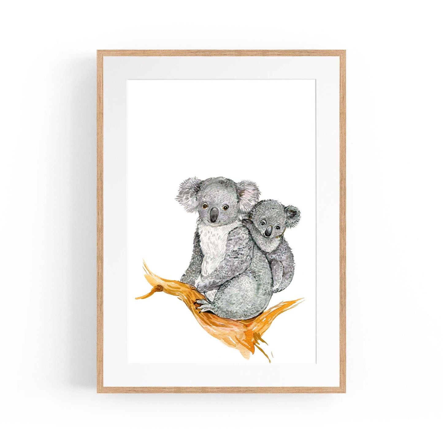 Australian Koala Painting Animal Nursery Wall Art #1 - The Affordable Art Company
