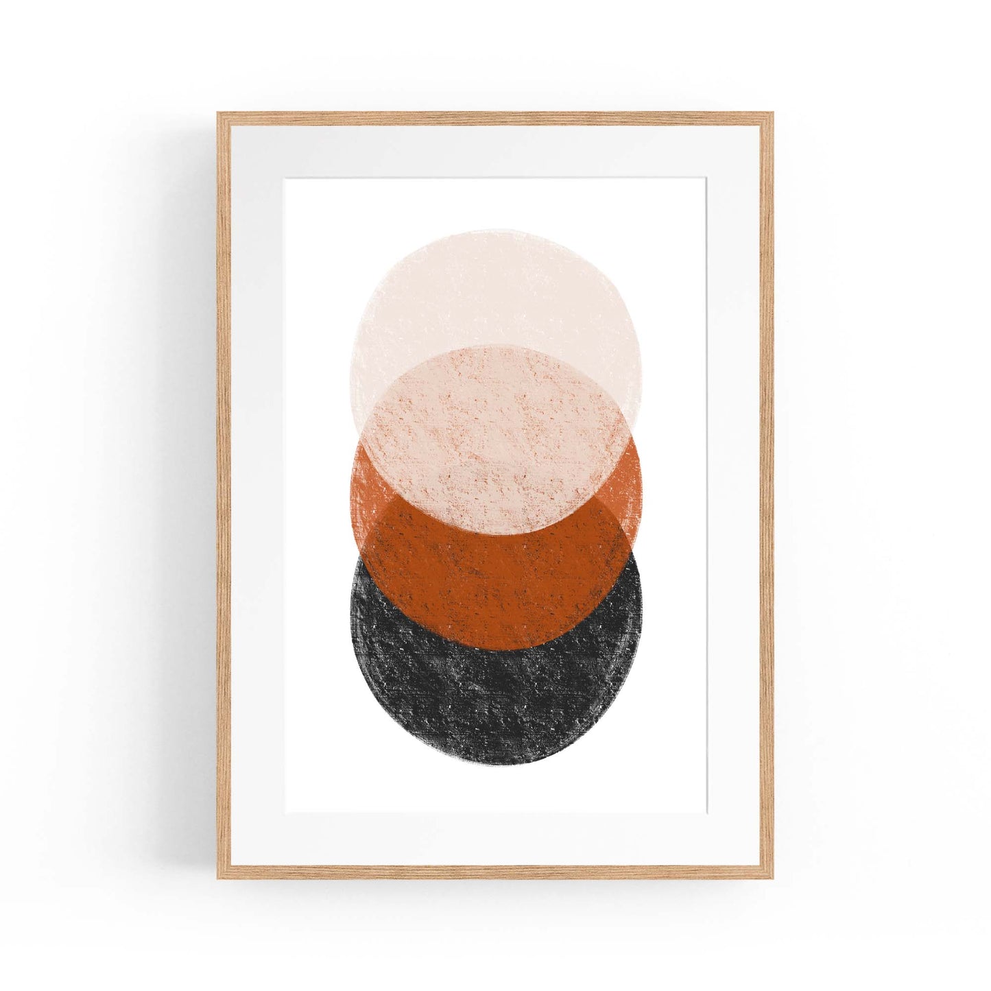 Modern Abstract Shape Minimal Retro Wall Art #9 - The Affordable Art Company