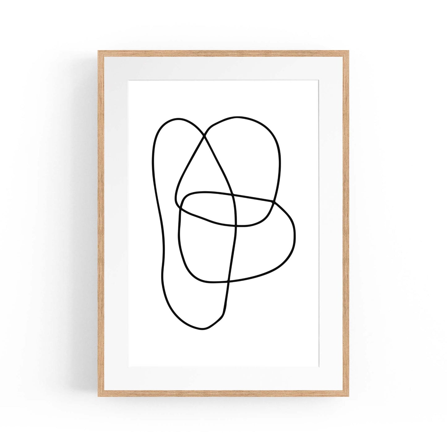 Minimal Abstract Modern Line Artwork Wall Art #9 - The Affordable Art Company