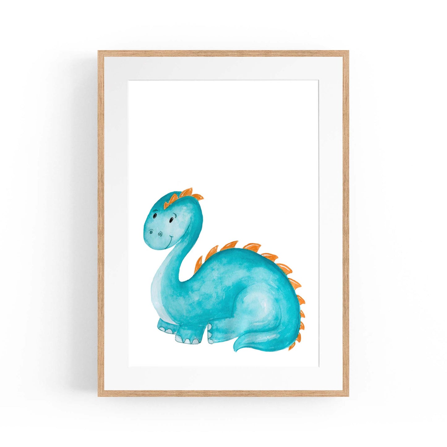 Cute Cartoon Dinosaur Boys Bedroom Wall Art #7 - The Affordable Art Company