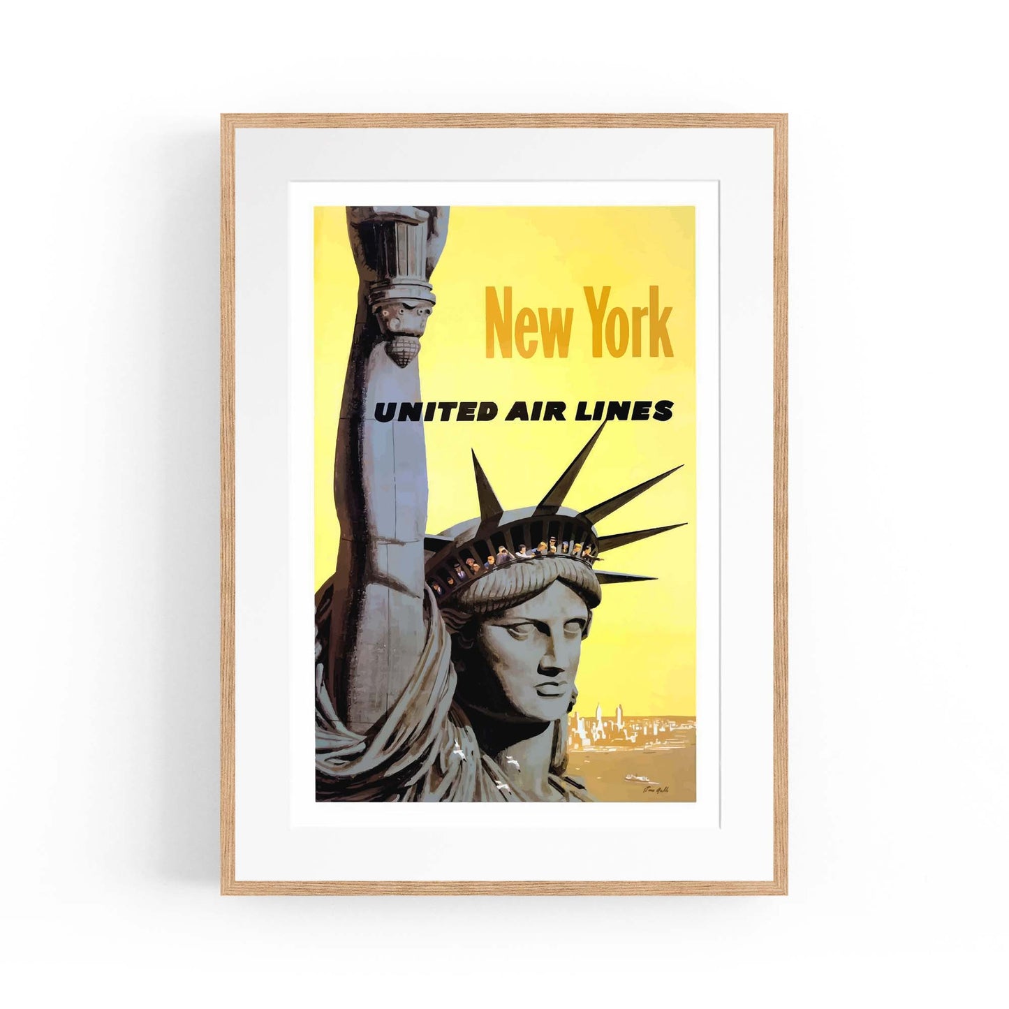 Vintage New York Travel Advert Wall Art - The Affordable Art Company