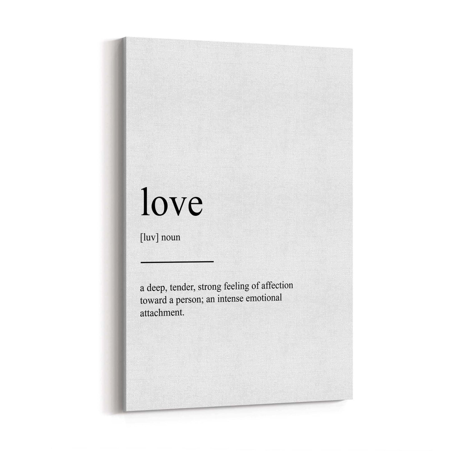 Love Dictionaly Definition Valentines Wall Art - The Affordable Art Company