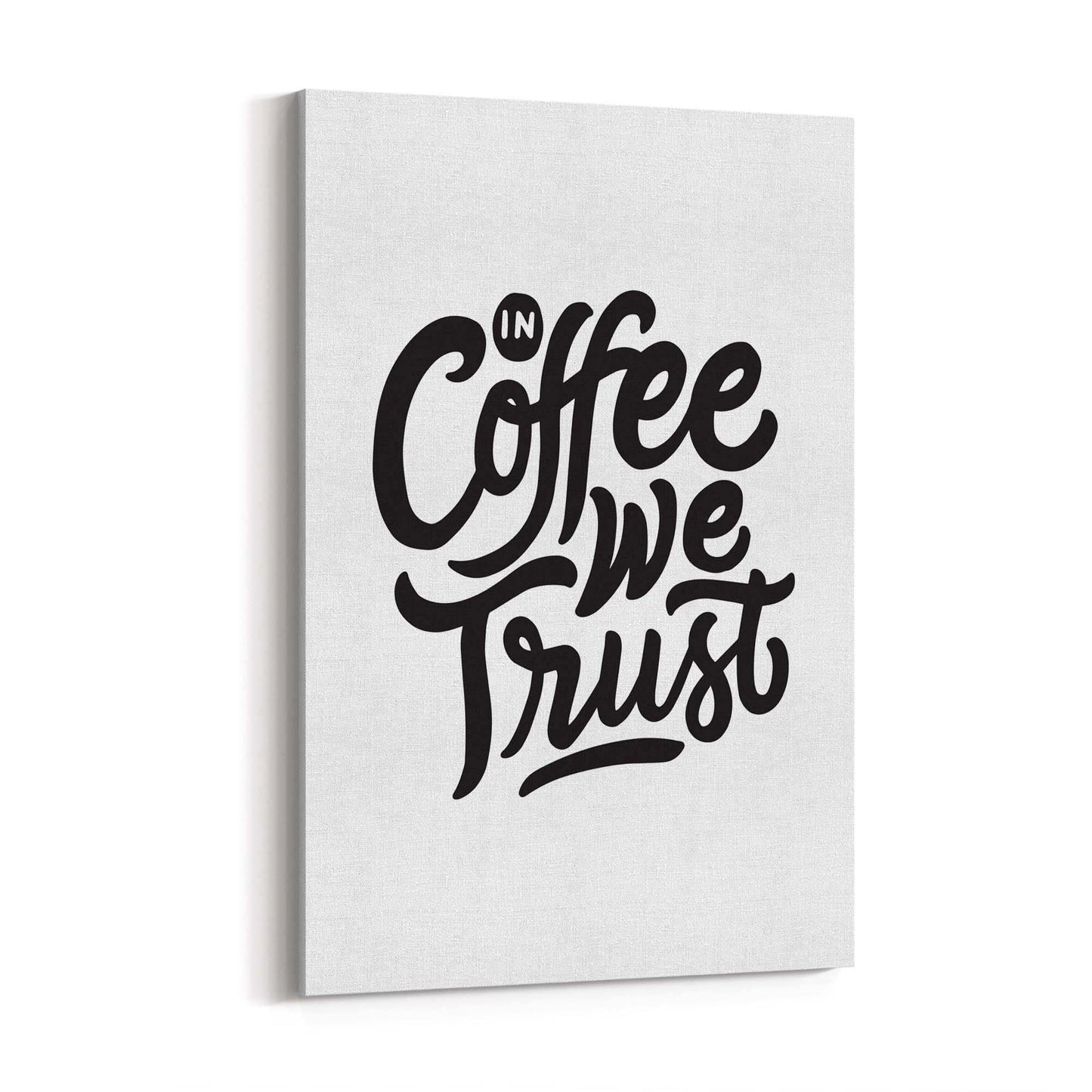 Coffee Quote Minimal Kitchen Cafe Style Wall Art #13 - The Affordable Art Company