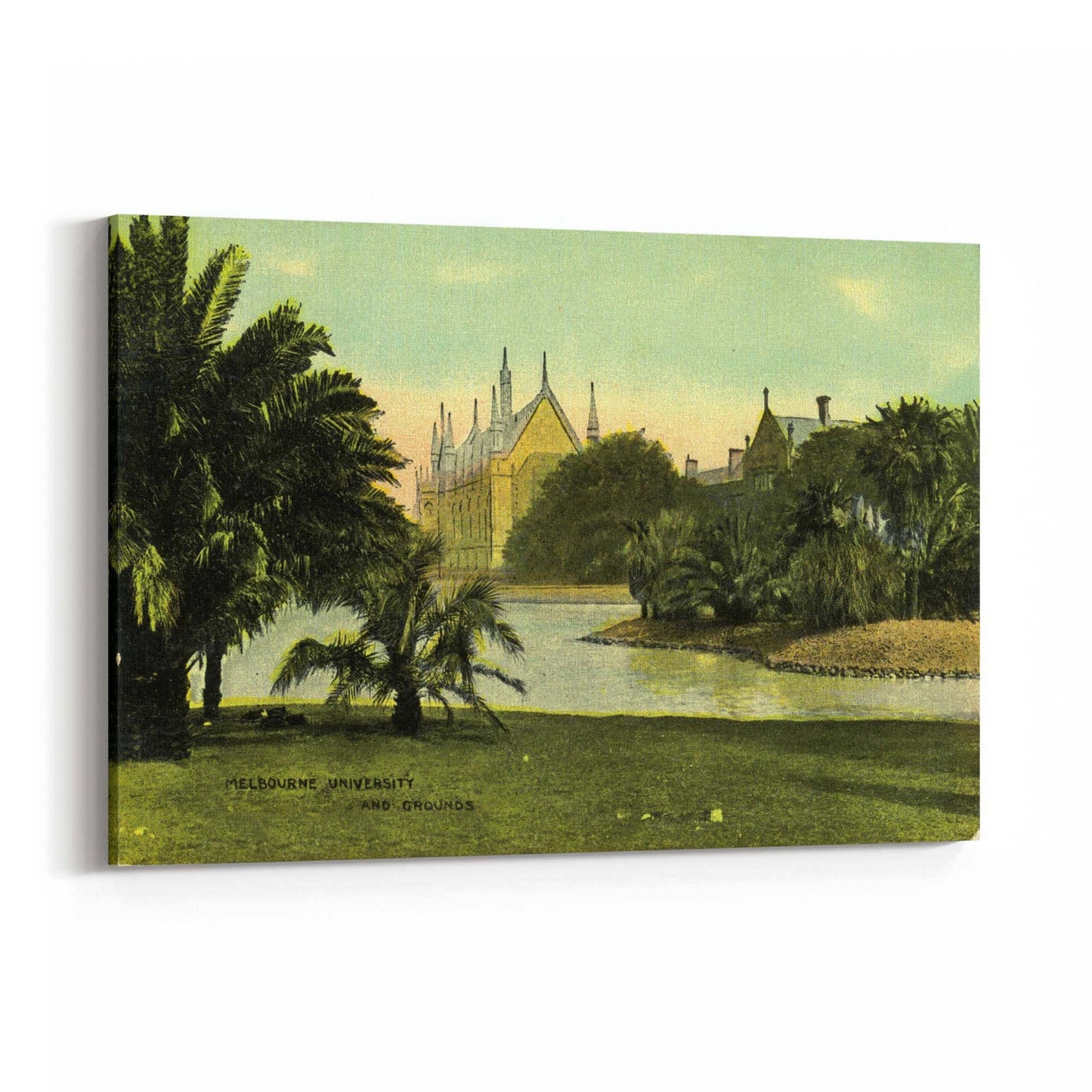 Melbourne University Vintage Artwork Wall Art - The Affordable Art Company