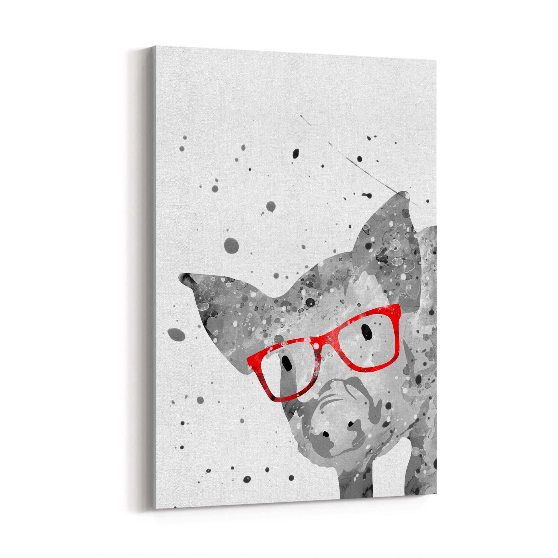 Cute Pig Nursery Cartoon Animal Baby Wall Art - The Affordable Art Company