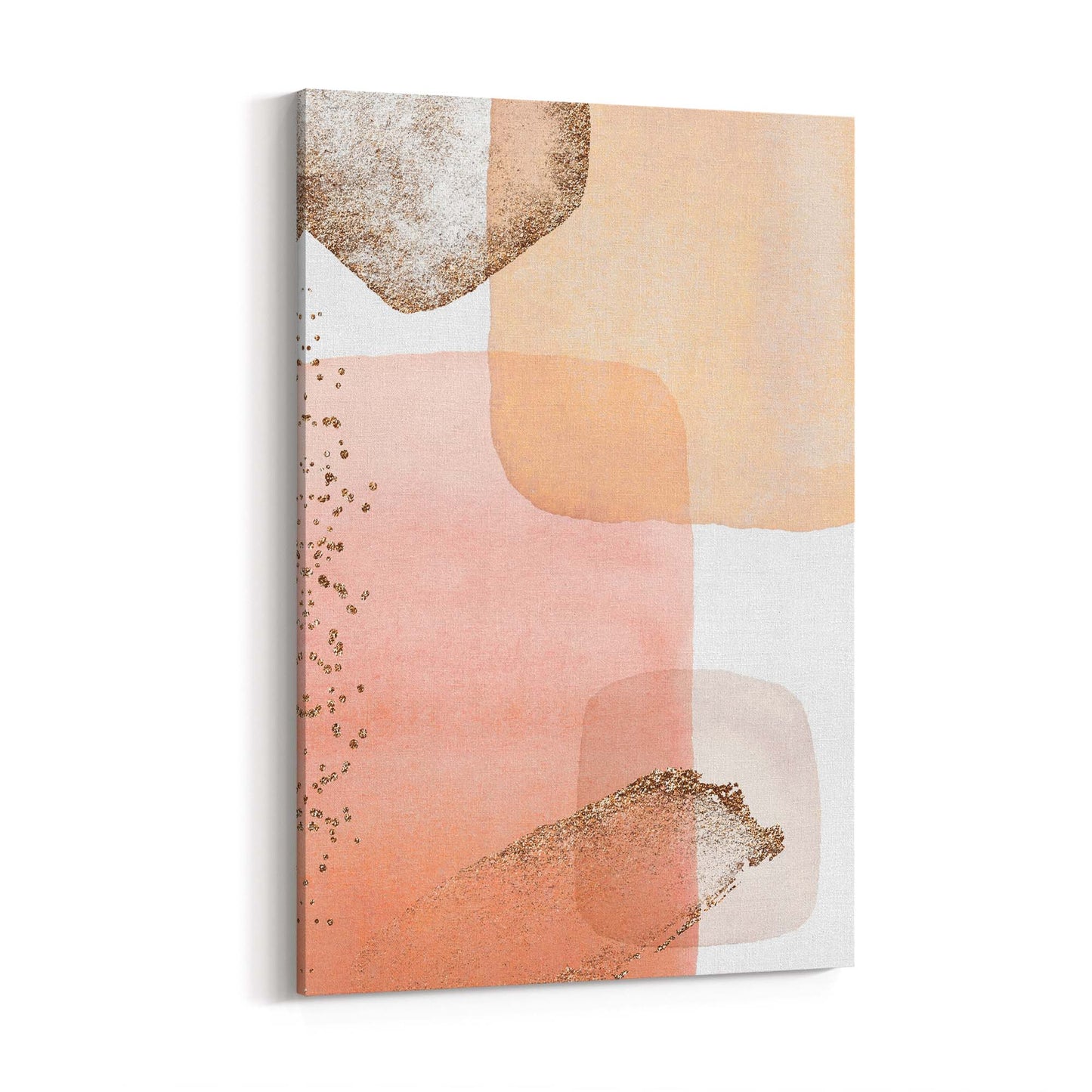 Abstract Modern Watercolour Shapes Painting Wall Art #12 - The Affordable Art Company