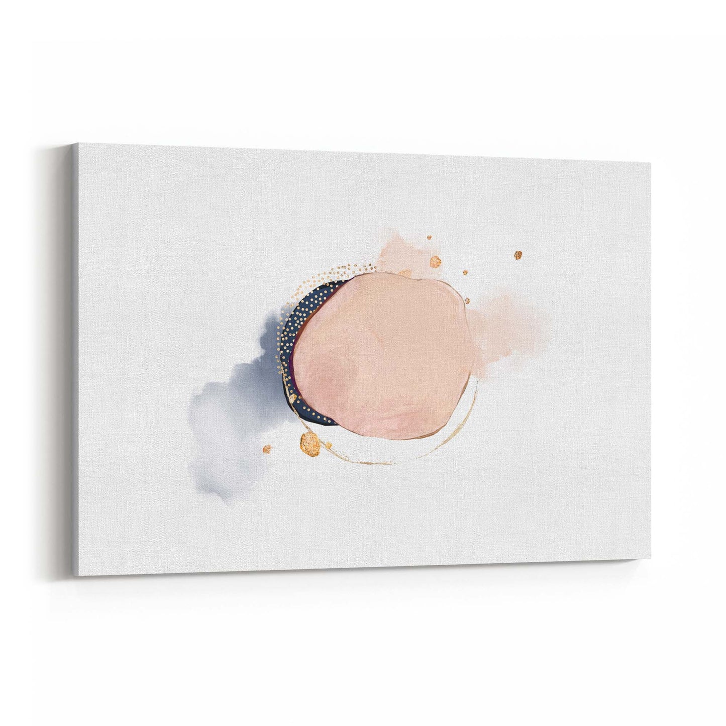 Blue Abstract Painting Minimal Modern Wall Art #9 - The Affordable Art Company