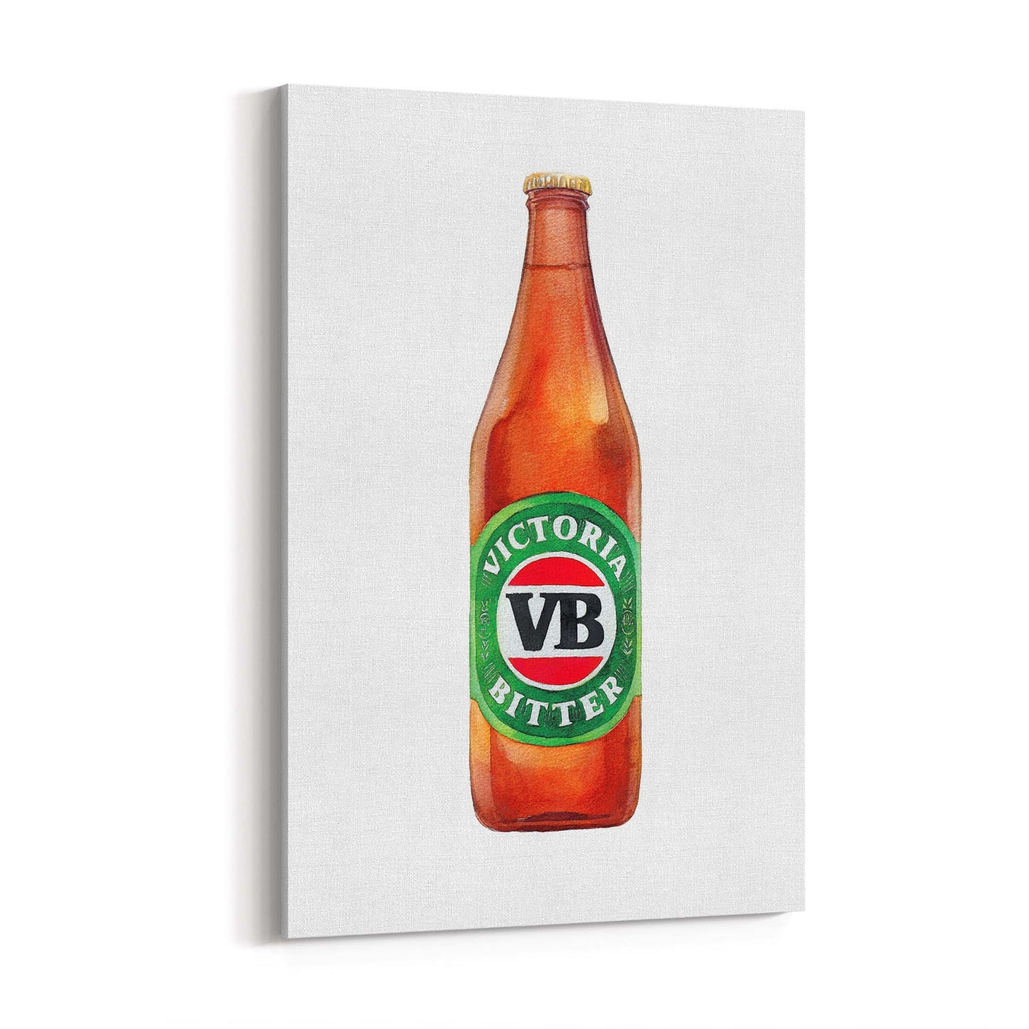 Victoria Bitter Longneck Painting Wall Art - The Affordable Art Company