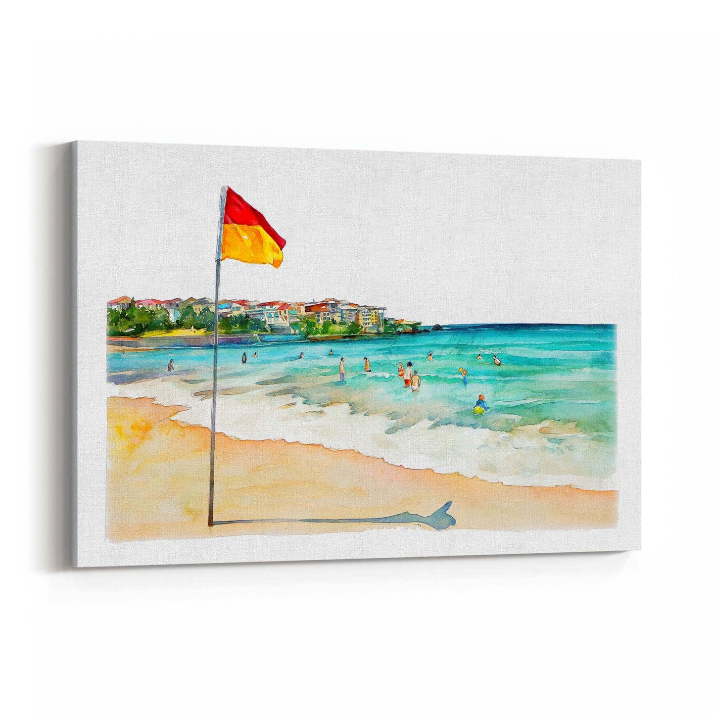 Bondi Beach Sydney Coastal Painting Wall Art - The Affordable Art Company