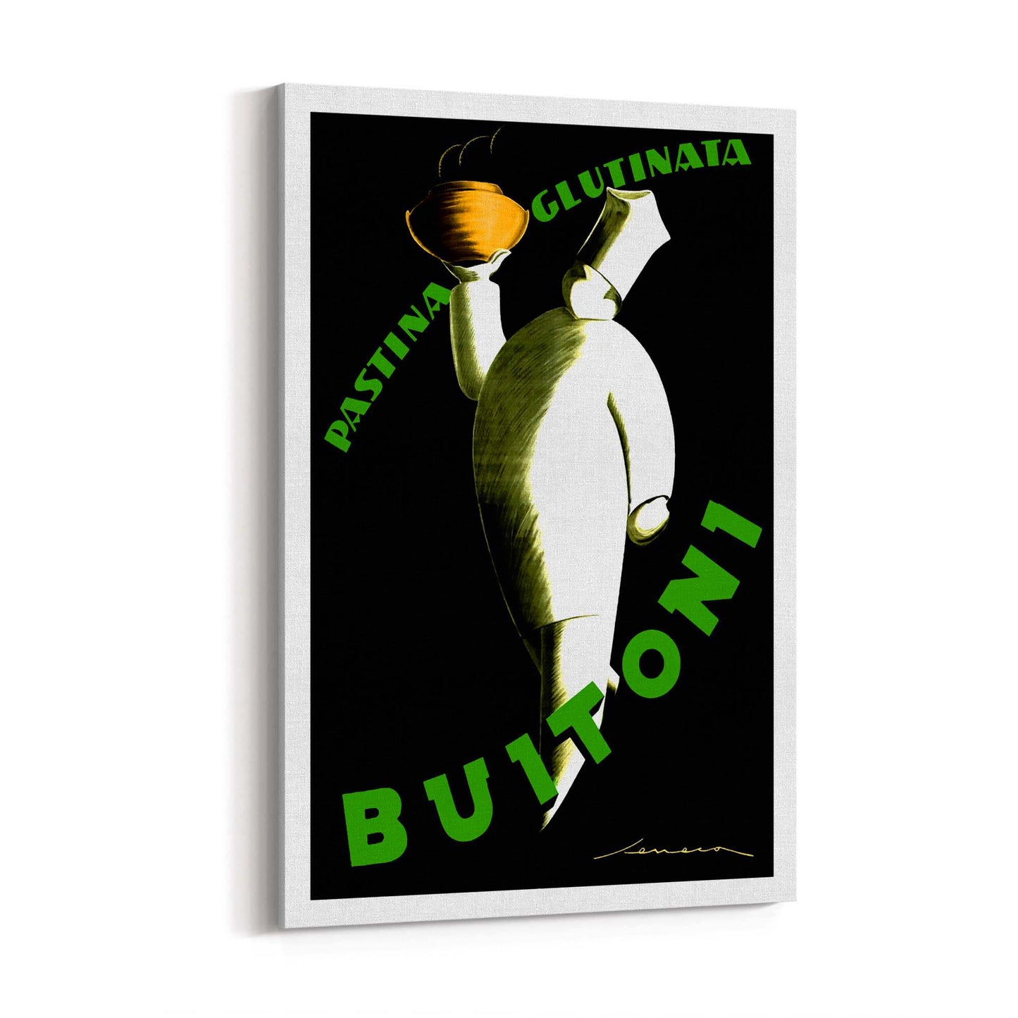 Buitoni Pasta Vintage Food Advert Wall Art - The Affordable Art Company