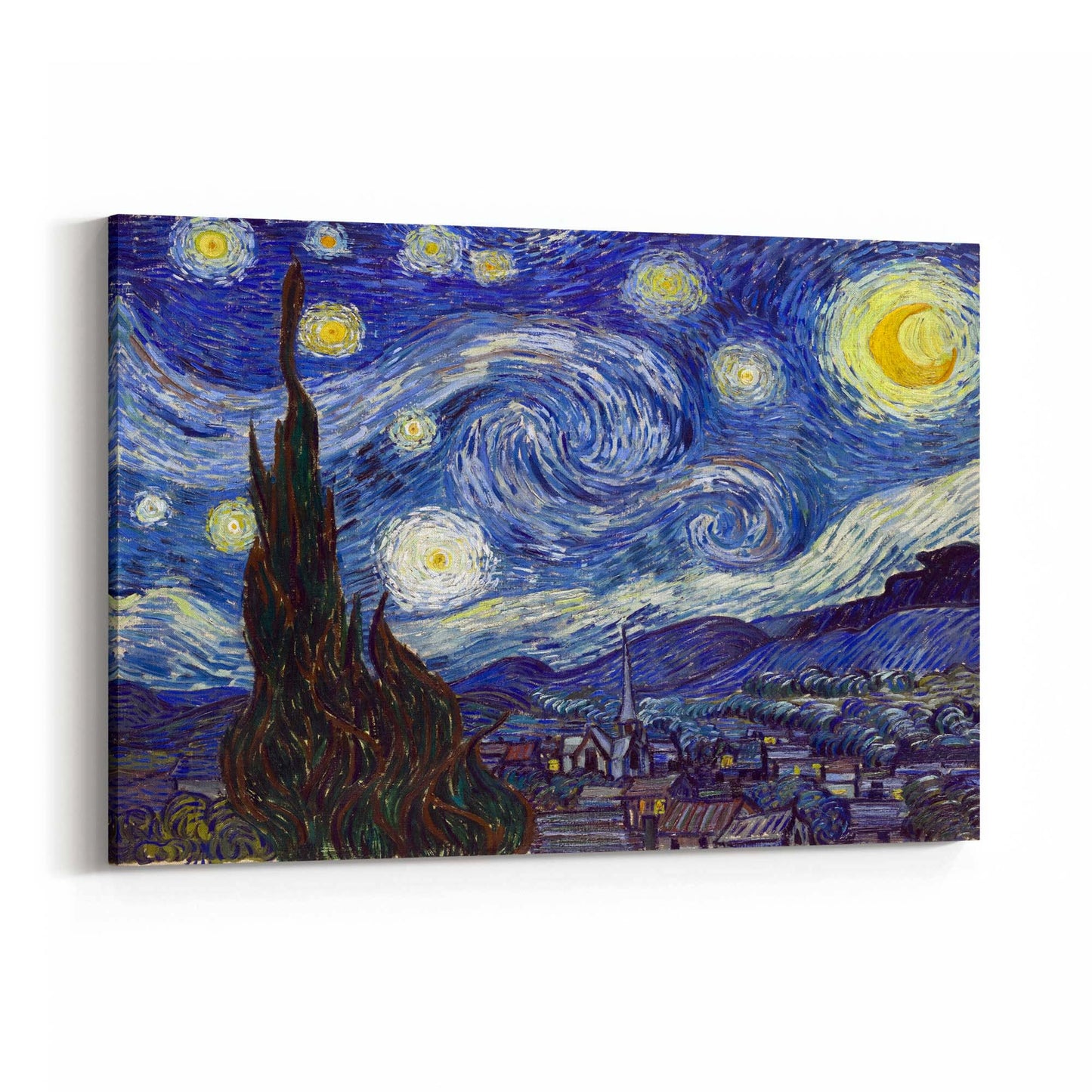 Starry Night by Vincent Van Gogh Painting Wall Art - The Affordable Art Company