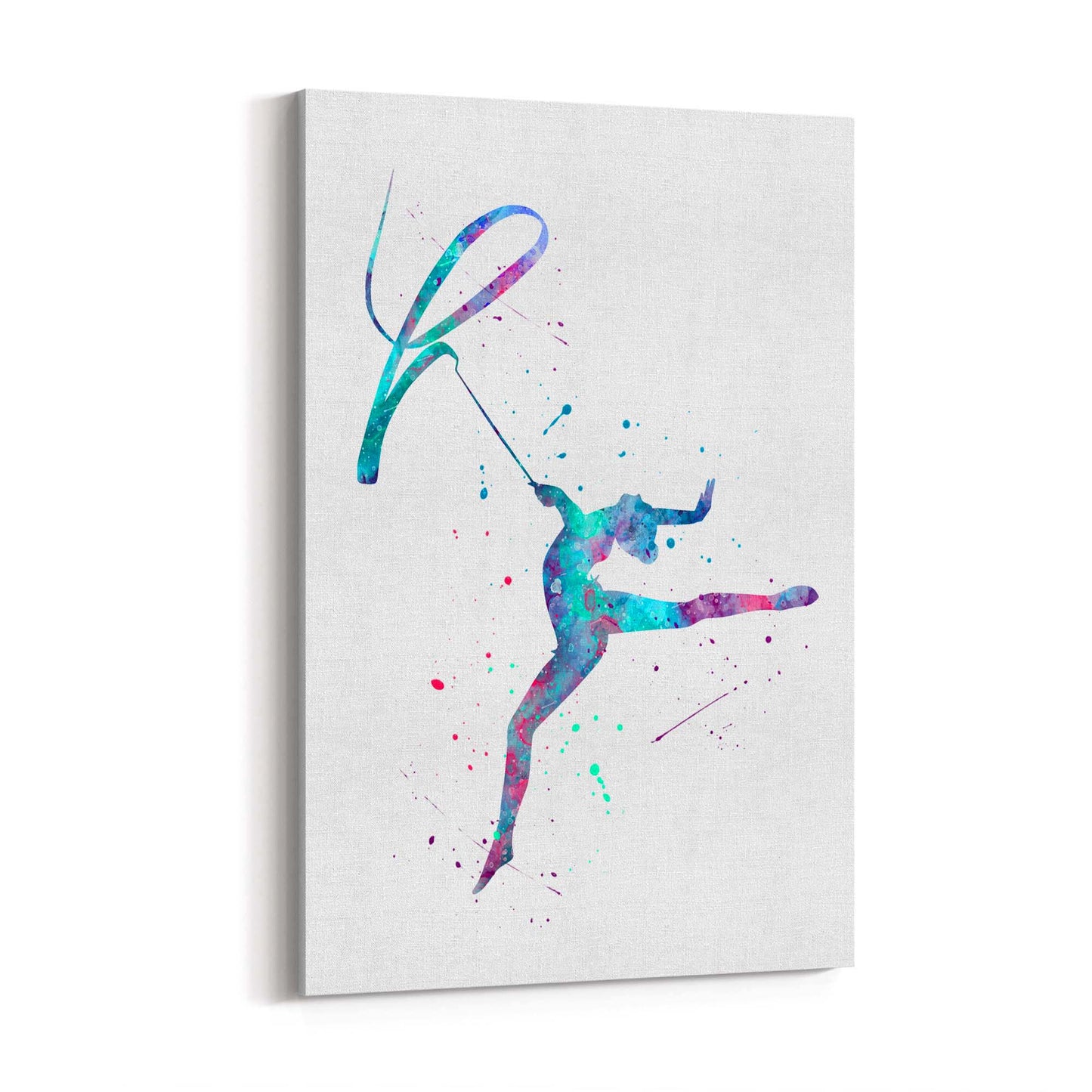 Gymnast Dance Girls Bedroom Gymnastics Wall Art #5 - The Affordable Art Company