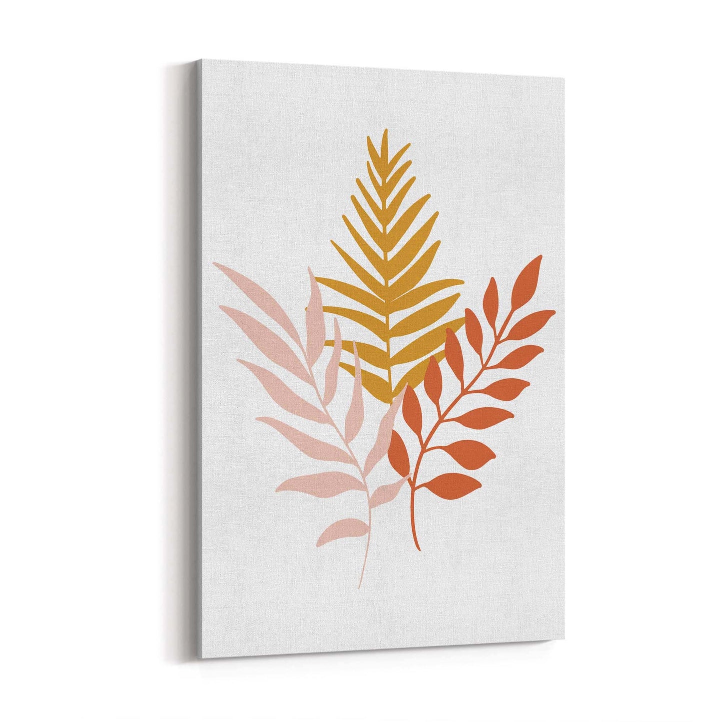 Abstract House Plant Minimal Living Room Wall Art #4 - The Affordable Art Company