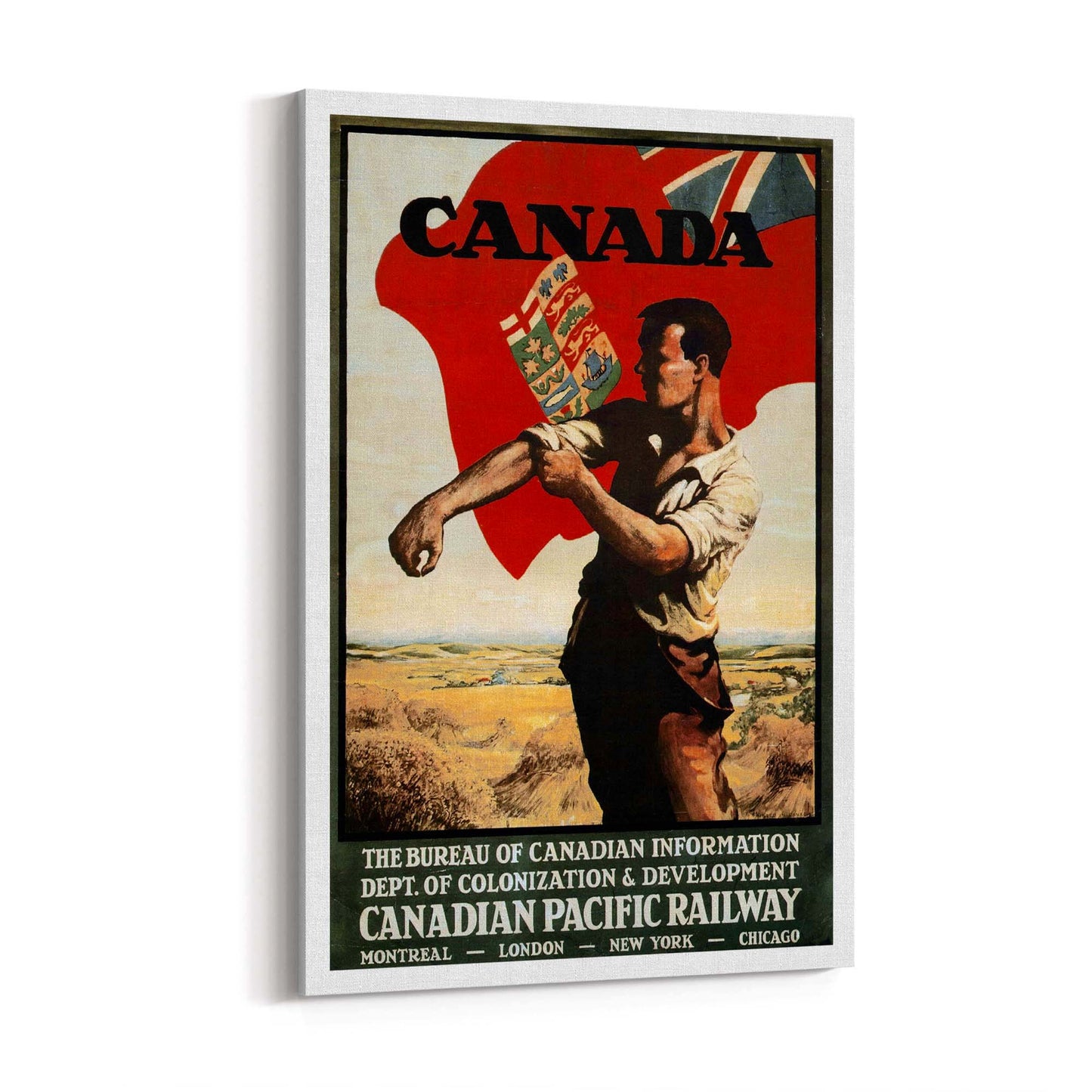 Canadian Pacific Vintage Shipping Advert Wall Art #1 - The Affordable Art Company