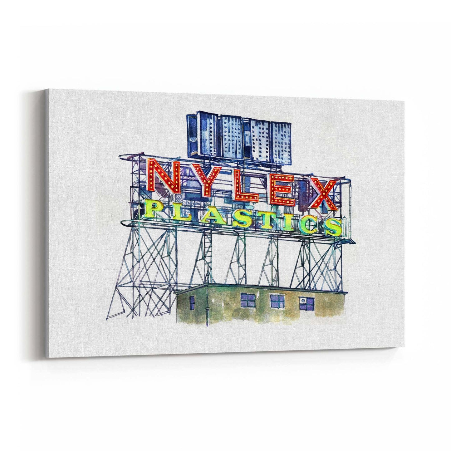 Nylex Sign, Richmond Melbourne Painting Wall Art - The Affordable Art Company