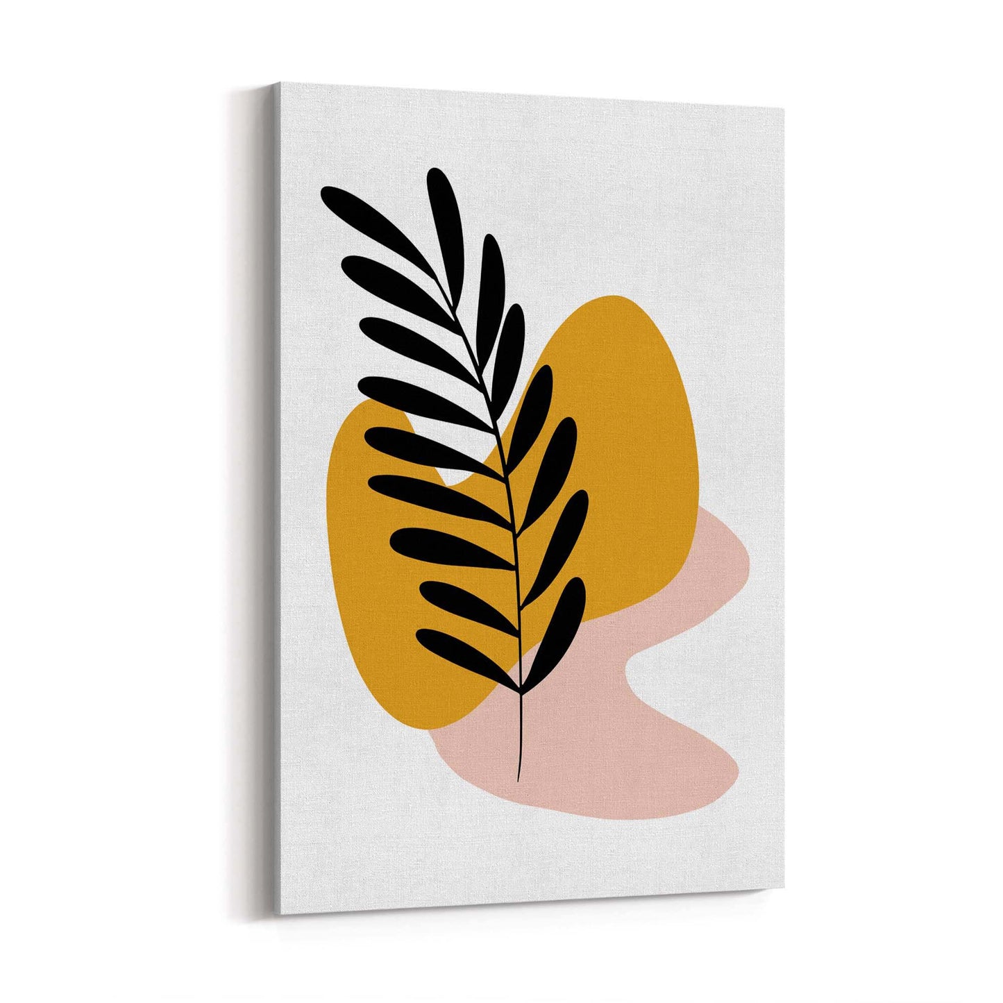 Abstract House Plant Minimal Living Room Wall Art #5 - The Affordable Art Company