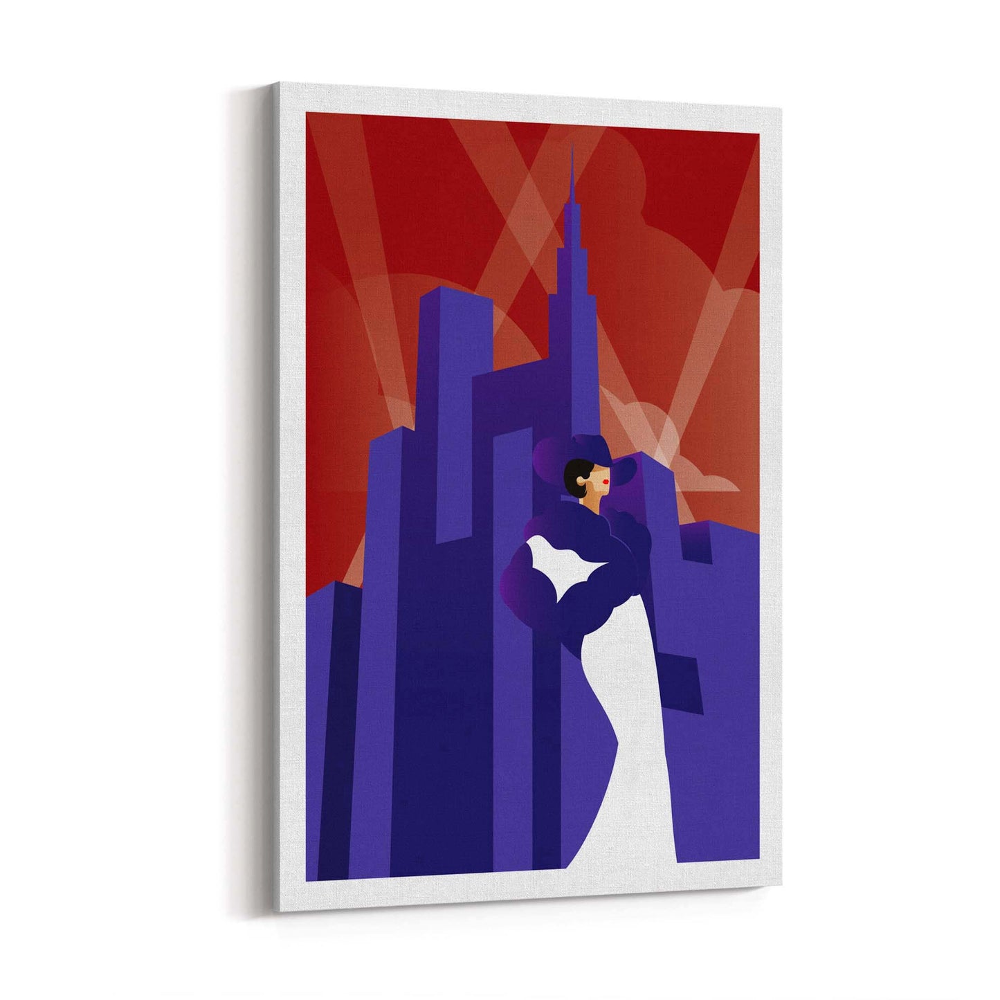 Art Deco New York Fashion Retro Vintage Wall Art #2 - The Affordable Art Company