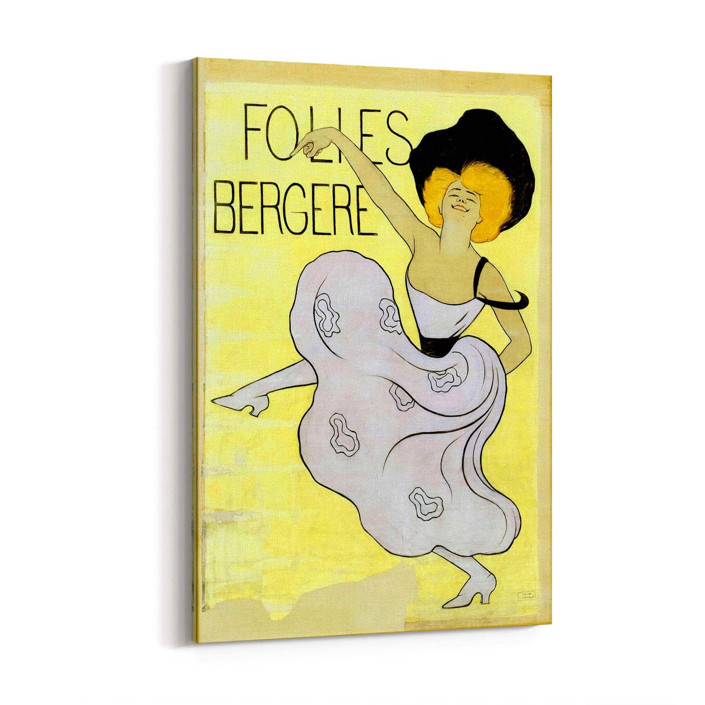 French Folies Vintage Advert Decor Wall Art - The Affordable Art Company