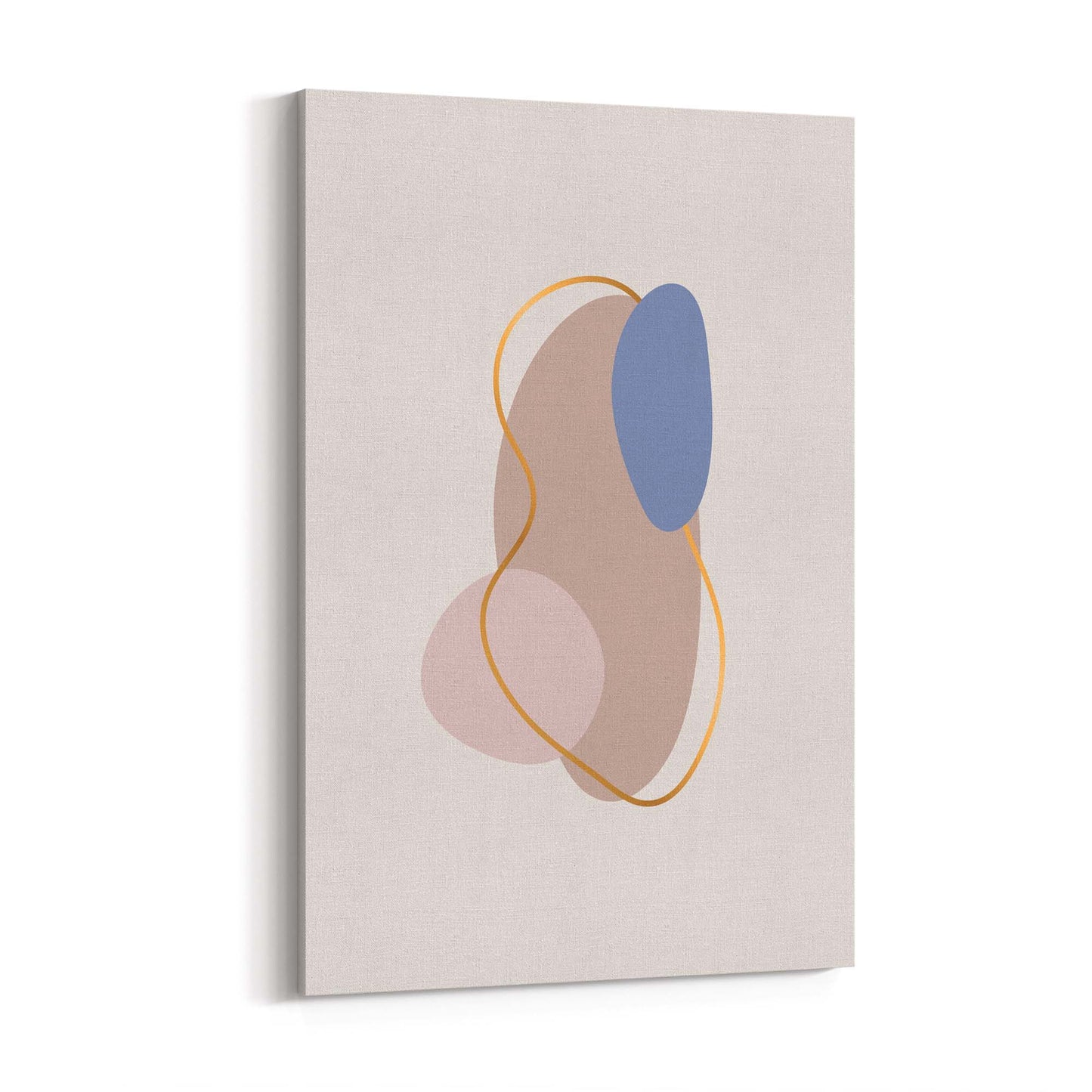 Pale Abstract Shapes Wall Art #9 - The Affordable Art Company