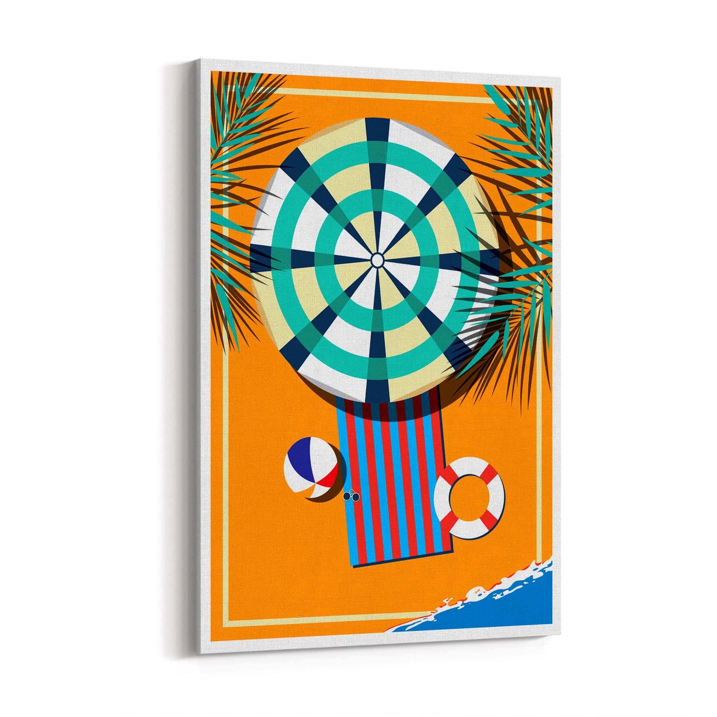 Retro Beach Summer Fashion Fun Glamour Wall Art #4 - The Affordable Art Company