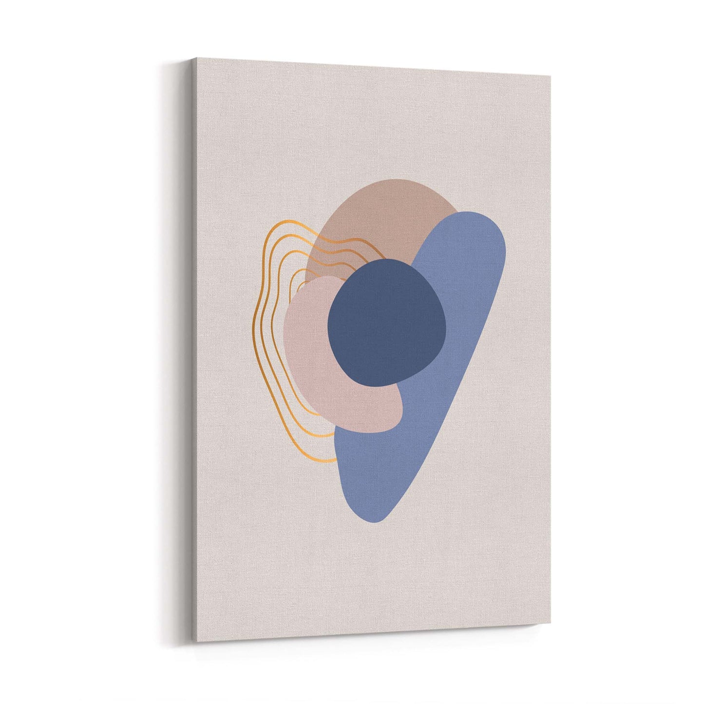 Pale Abstract Shapes Wall Art #8 - The Affordable Art Company