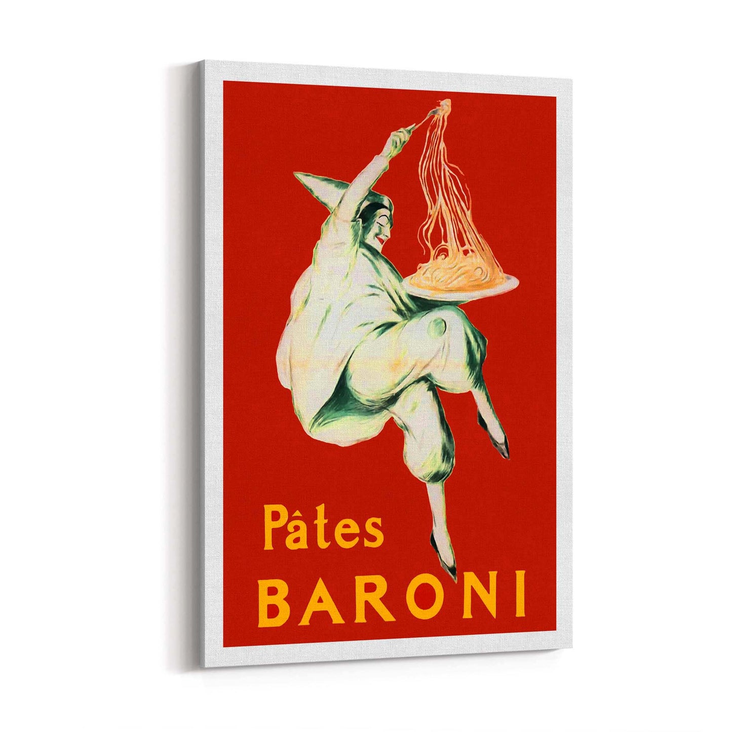 Pates Baroni Pasta Vintage Food Advert Wall Art - The Affordable Art Company