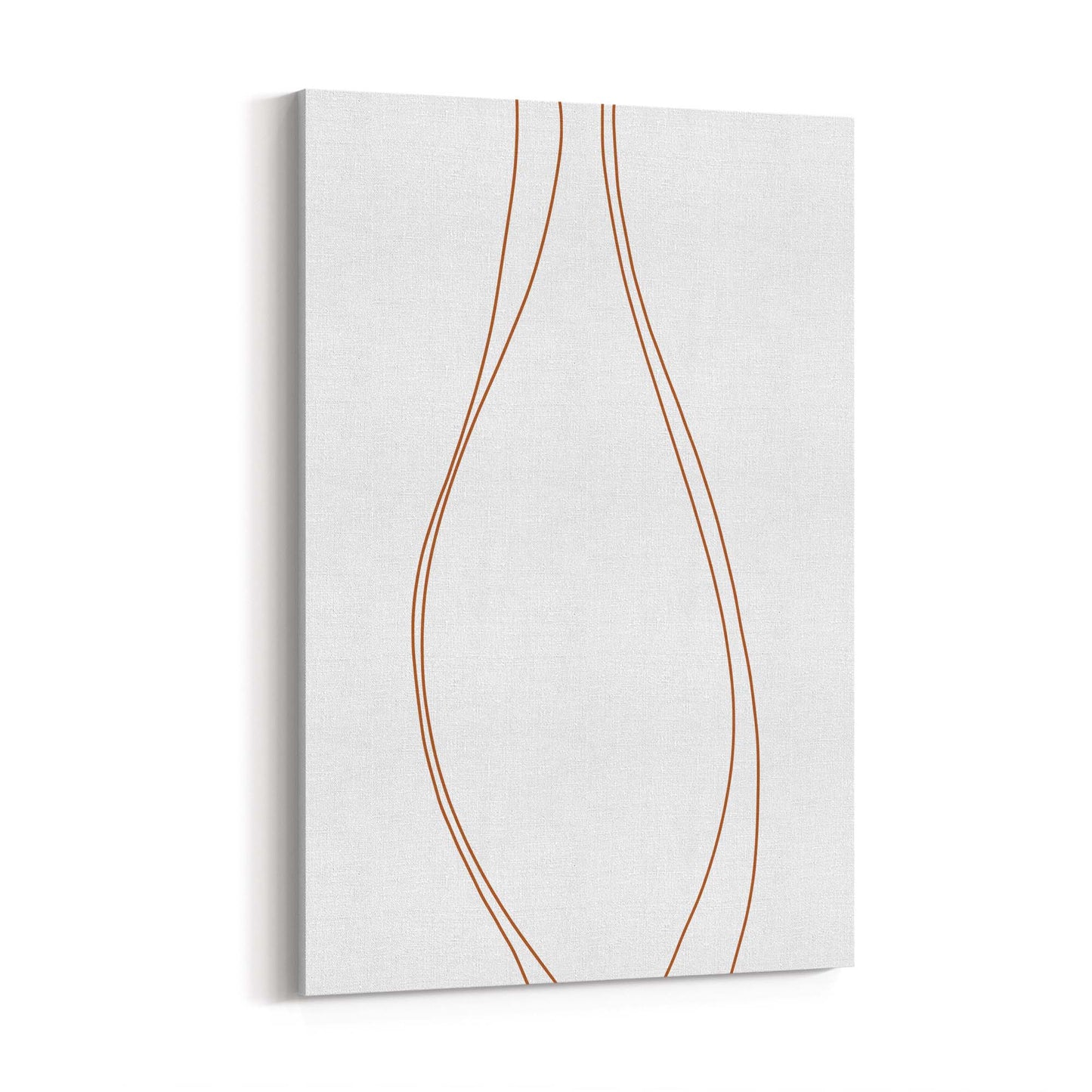 Minimal Waves Line Abstract Wall Art #2 - The Affordable Art Company