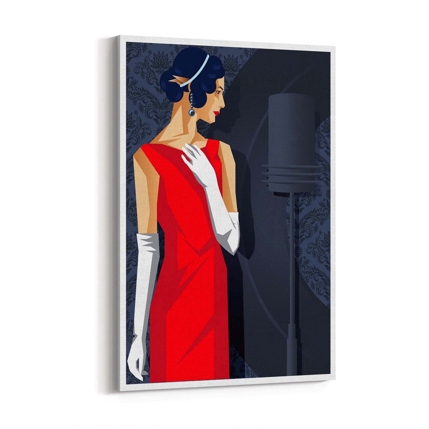 Art Deco New York Fashion Retro Vintage Wall Art #5 - The Affordable Art Company