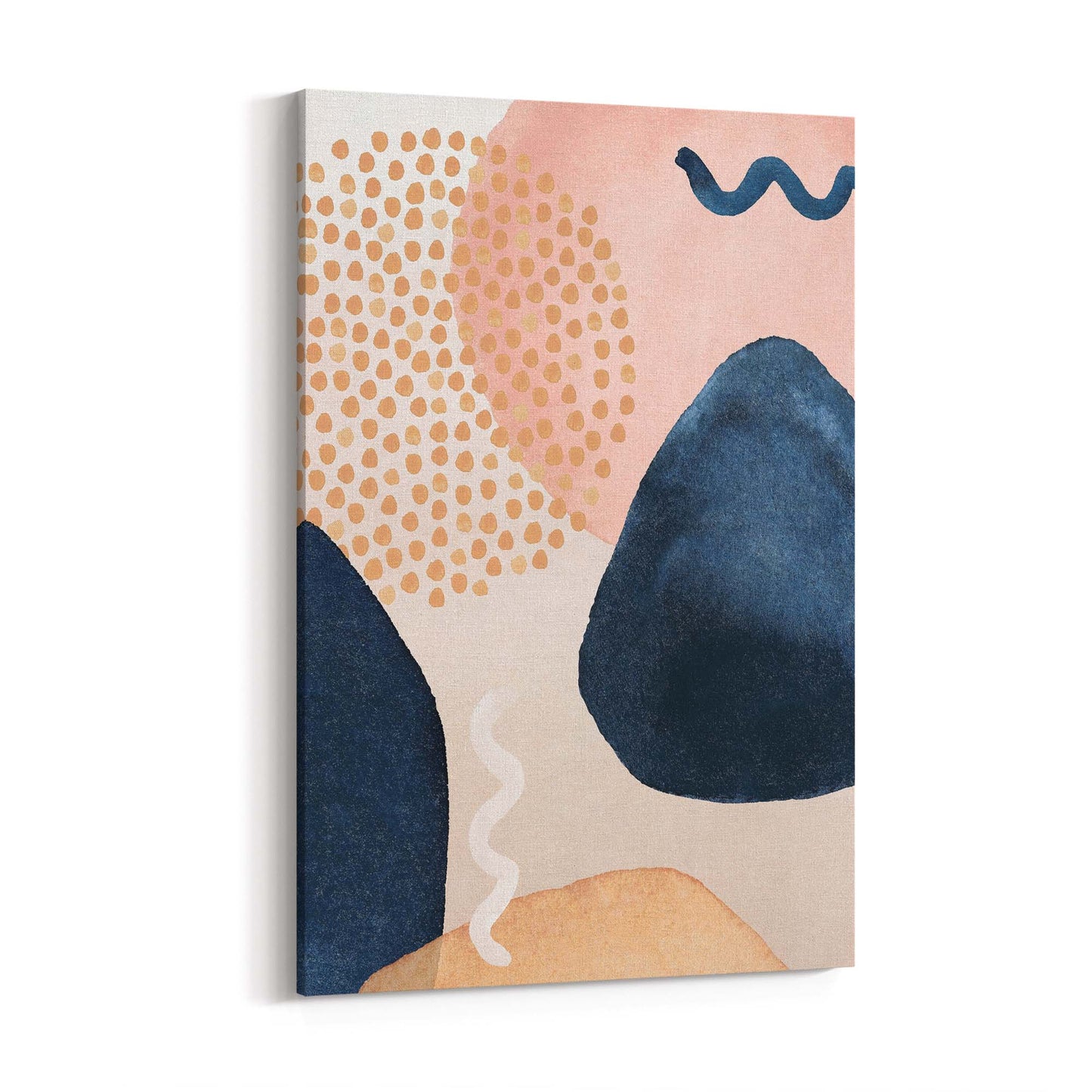 Abstract Modern Watercolour Shapes Painting Wall Art #8 - The Affordable Art Company