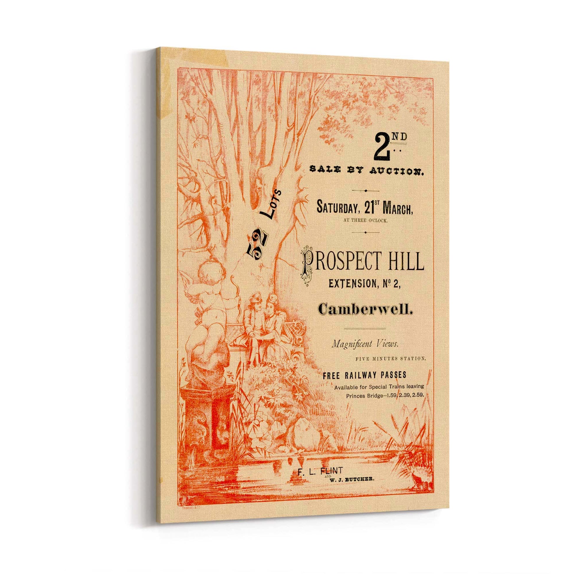 Camberwell Melbourne Vintage Real Estate Ad Art #3 - The Affordable Art Company