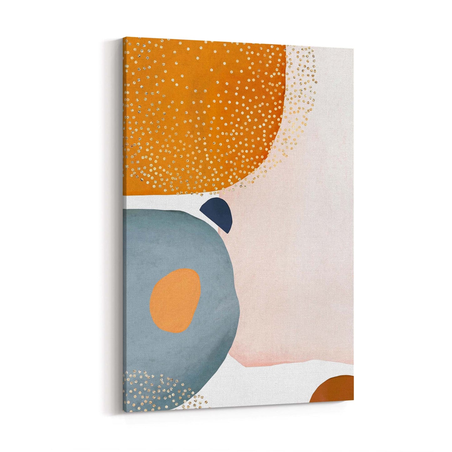 Minimal Pastel Abstract Retro Painting Wall Art #4 - The Affordable Art Company